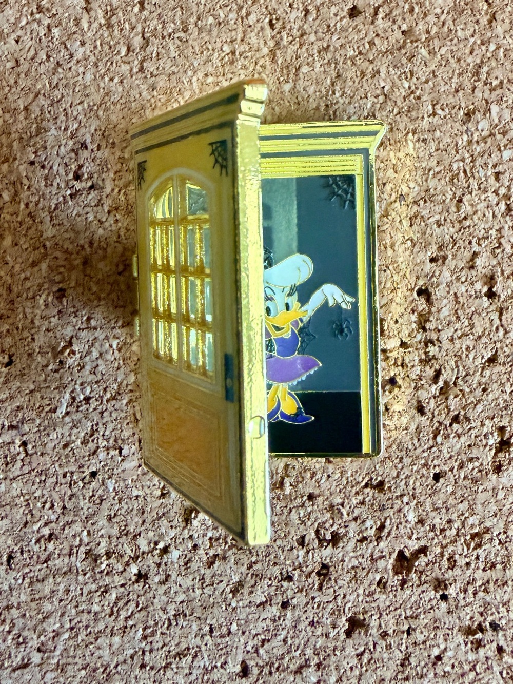 Loungefly Mickey & Friends Trick-or-Treat Hinged Doors Enamel Pin - Daisy Duck